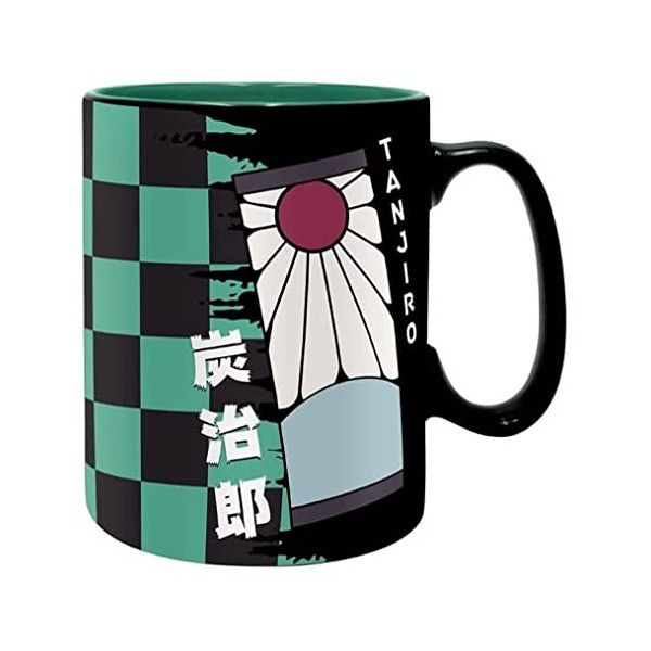 ABYSTYLE - DEMON SLAYER Mug Tanjiro Boucle dOreille Grand Contenant