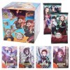 CBOSNF 180pcs De-Mon-Slayer TCG Cards Animé Cartes à Collectionner Cartes à Jouer de Dessin Animé Cartoon Trading Card Box An