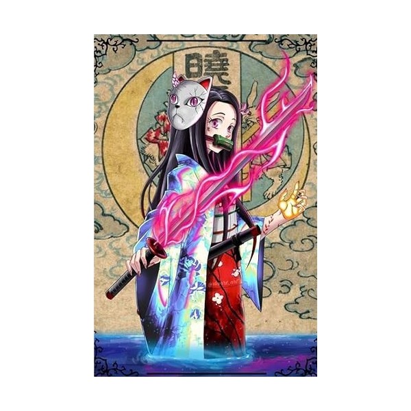 Demon Slayer Kamado Nezuko Canvas posters Movies Poster Print Unframed Art Wall Art Home Decor Cinema Décoration murale cadea