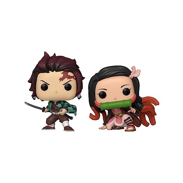 Funko Demon Slayer: Kimetsu no Yaiba Pack 2 Pop! Animation Vinyl Figurines Tanjiro & Nezuko cm