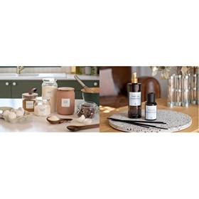 AVERY - Pochette de 48 étiquettes Minimalistes Prêtes à lemploi pour Bocaux de Produits Alimentaires, Format Carré 4,8 x 4,8