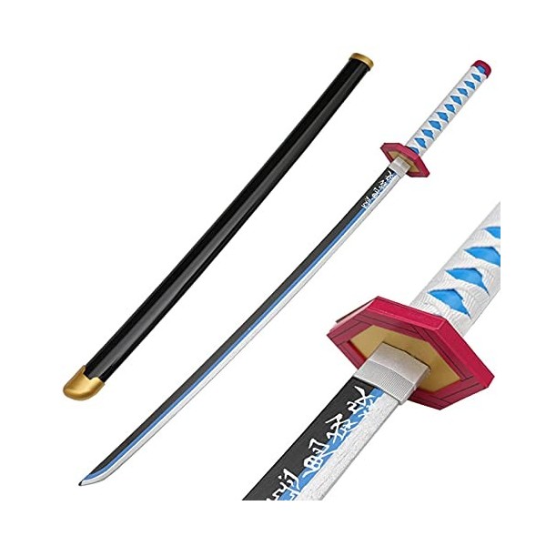 HZYYZH Démon Slayer Cosplay Katanas Lame épée Arme Prop Anime Ninja épée Jouets, 104Cm,C