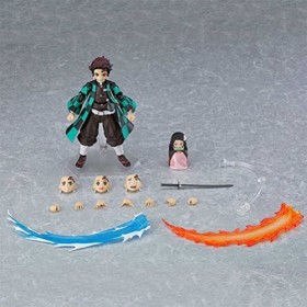 YEARGER Demon Slayer: Kamado Tanjirou Articulation Mobile Figurine daction 3D PVC Fait Main Ornement Magnifiquement en Boîte