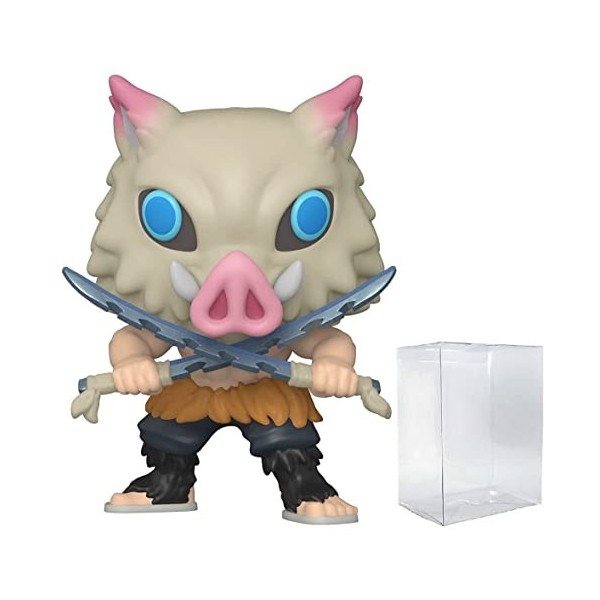 POP Demon Slayer - Inosuke Hashibira Funko Pop! Figurine en vinyle livrée avec étui de protection compatible Pop Box , Multi