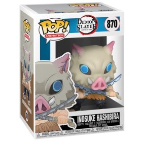 POP Demon Slayer - Inosuke Hashibira Funko Pop! Figurine en vinyle livrée avec étui de protection compatible Pop Box , Multi