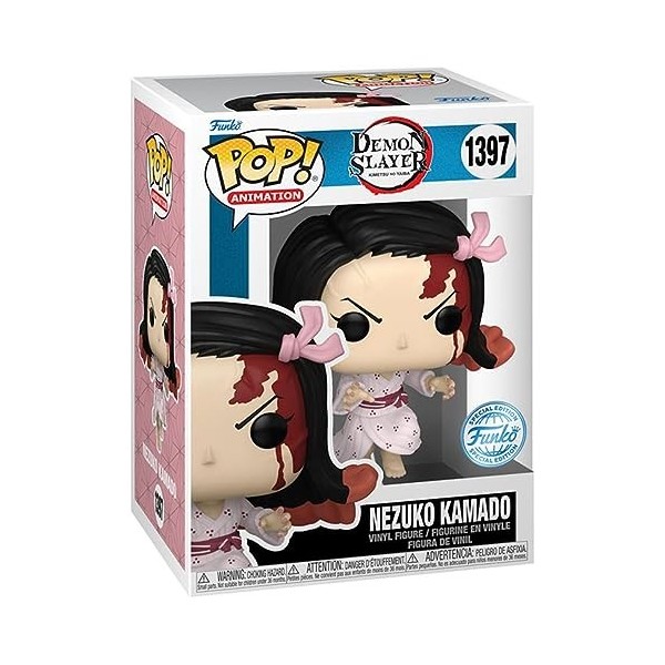 Funko Pop! Animation : Demon Slayer - Nezuko Leaping Exc , Figurine de Collection en Vinyle - 71279