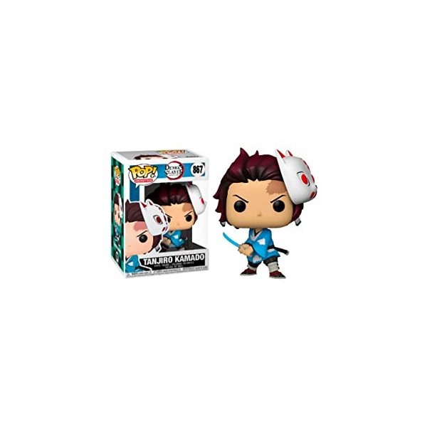 Funko Pop! Animation 867 Démon Slayer PVC Tanjiro Kamado avec Masque