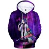 OLIPHEE Homme 3D Sweat Sweater avec Capuche Pull Imprimé Anime Occasionnel Hoodies Couple Manches Longues 0970,M 