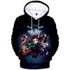 OLIPHEE Homme 3D Sweat Sweater avec Capuche Pull Imprimé Anime Occasionnel Hoodies Couple Manches Longues 0970,M 