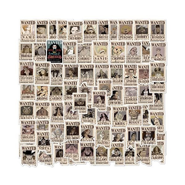 Tacomexi Anime Esthétique Autocollant Mur Collage Kit 50 PCS Anime Chambre Décor 4.5x6 cm Petit Anime Affiches Photos Collage