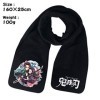 Demon Slayer Écharpe Gant Bonnet en tricot Coffret de Noël Kimetsu no Yaiba Frannel Foulard Douce Unisexe Bavoir Gants tactil