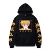 Sybnwnwm Demon Slayer Sweat à capuche Agatsuma Zenitsu Anime, Noir , M