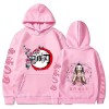 zhedu Kamado Nezuko Sweat À Capuche Demon Slayer Manteau Drôle Dessin Animé Graphique Automne Y2K Chandails Garçons Filles Co