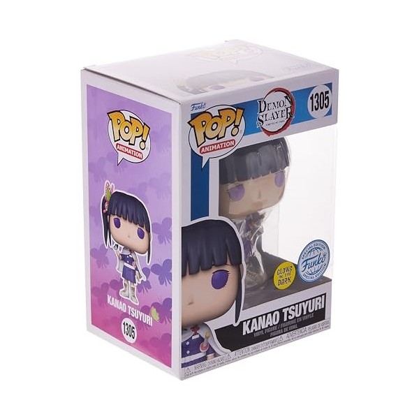 Funko Pop Demon Slayer Figurine Kanao Tsuyuri 1305 Pop Exclusive Edition - Brille dans Le Noir