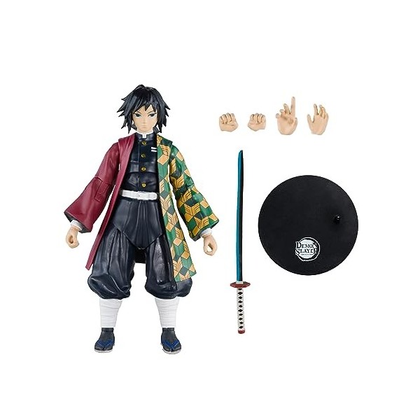 McFarlane Toys - Demon Slayer - Tomioka Giyu - 18 cm - Personnages de Mangas et Animés - Dès 12 ans - Lansay