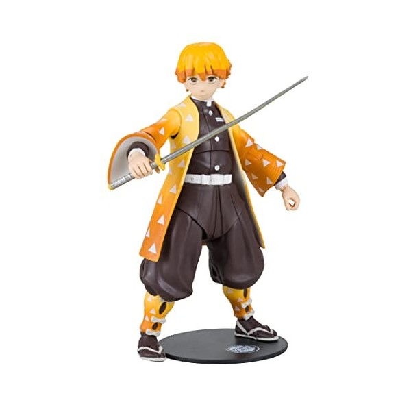 McFarlane Toys - Demon Slayer - Zenitsu Agatsuma - 18 cm - Personnages de Mangas et Animés - Dès 12 ans - Lansay