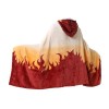 FUJIAXIANG demon DS slayer hoodie - Cape de couverture à capuche cosplay demon DS slayer Tanjirou 63x40 inches