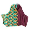 FUJIAXIANG demon DS slayer hoodie - Cape de couverture à capuche cosplay demon DS slayer Tanjirou 63x40 inches
