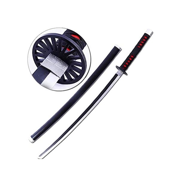 damdos Accessoire pour Halloween pour Demon of Slayer Cosplay Épée Mousse PU 80 cm Tomioka Giyuu Kamado Tanjirou Épée Cadeaux
