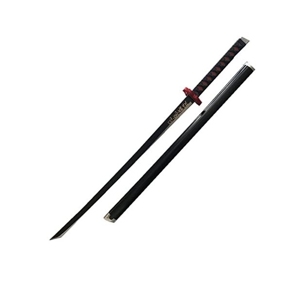 damdos Accessoire pour Halloween pour Demon of Slayer Cosplay Épée Mousse PU 80 cm Tomioka Giyuu Kamado Tanjirou Épée Cadeaux