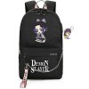 FSRONGXI Sac à dos Demon Slayer for School Nezuko Backpack Anime Rucksack with USB Charging Port, Free Keychain 17.7inch All