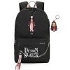 FSRONGXI Sac à dos Demon Slayer for School Nezuko Backpack Anime Rucksack with USB Charging Port, Free Keychain 17.7inch All