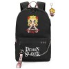 FSRONGXI Sac à dos Demon Slayer for School Nezuko Backpack Anime Rucksack with USB Charging Port, Free Keychain 17.7inch All