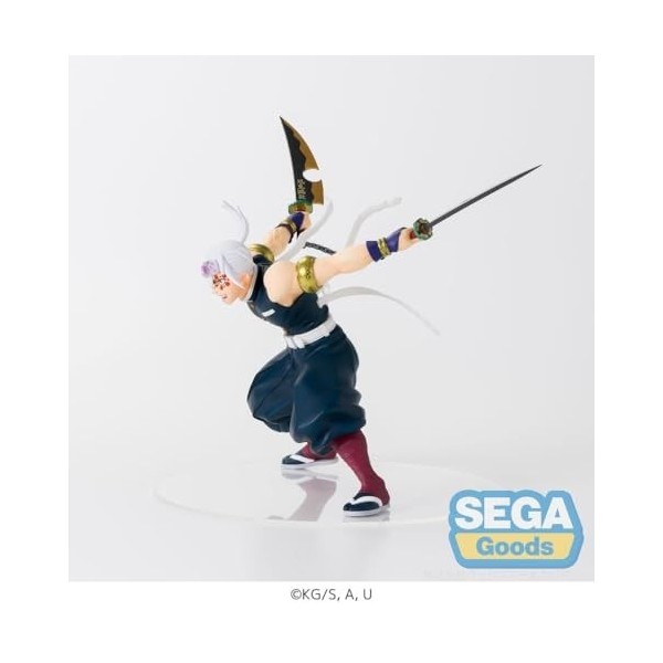 SEGA GOODS Demon Slayer - Tengen Uzui Fierce Battle - Statuette Figurizm 15cm