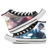 JIABEIJIA Demon Slayer Chaussures de sport Kimetsu No Yaiba High Top Chaussures Baskets, d, 37 EU