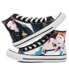 JIABEIJIA Demon Slayer Chaussures de sport Kimetsu No Yaiba High Top Chaussures Baskets, d, 37 EU