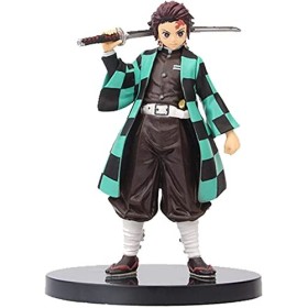 5Pcs figurines Demon Slayer version Q Kimetsu No Yaiba faites à la main Kamado Tanjiro - Figurine de collection anime - Jouet