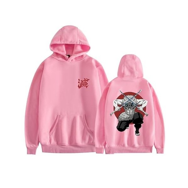 Demon Slayer Sweat à Capuche Costumes Anime 3D Imprimé Rengoku Kyoujurou Tanjirou Sweatshirt Animé Cosplay Casual à Pullover 
