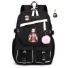 SPIRTUDE Nezuko Sac à dos Anime pour ordinateur portable avec port de charge USB, 17 inch
