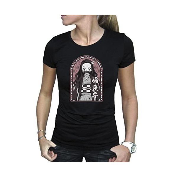 ABYSTYLE - Demon Slayer T-Shirt Nezuko Femme L