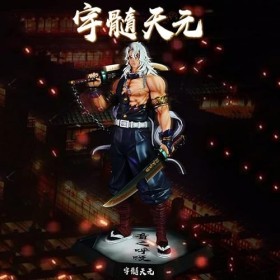 Figurine de démon danime Uzui Tengen Gk Hashibira Inosuke Kimetsu No Yaiba - Figurine Kokushibo Daki - Jouet cadeau Uzui Te