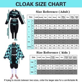 Amycute Déguisement Demon Slayer Cosplay Enfant Adulte Kamado Tanjirou Nezuko Kimono Kochou Shinobu Fête Halloween Carnaval C