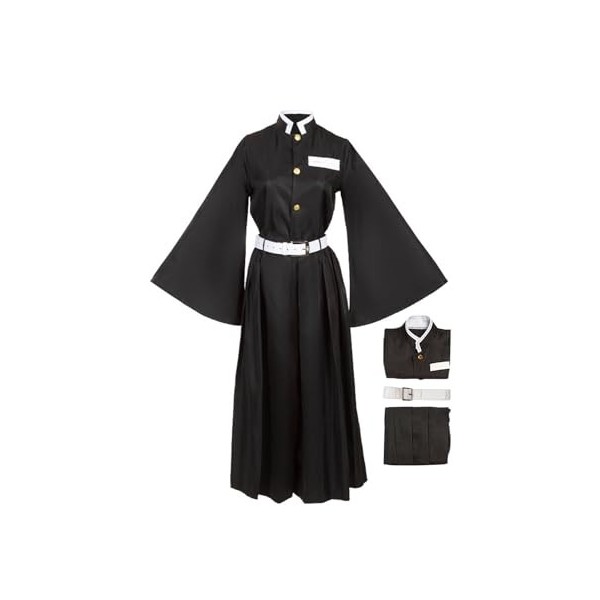 agfosa Muichiro Tokito Cosplay Demon Slayer Kimono Costume Anime Kimetsu no Yaiba Tenue Uniforme T-shirt
