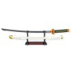 FÉENOMENN Katana Demon Slayer Shinobu Kocho 95cm - Lame Bois - Support Japonais Inclus