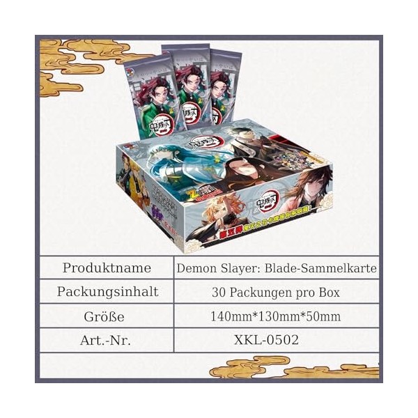 Boîte de Booster de Cartes Demon Slayer, Carte Anime, Toute Neuve, boîte de Booster CCG TCG