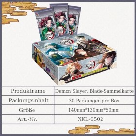 Boîte de Booster de Cartes Demon Slayer, Carte Anime, Toute Neuve, boîte de Booster CCG TCG