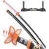 Demon Slayer Katana Tout en Bois Lame en Bois Katana Shinobu Kocho Epee en Bois Kimetsu No Yaiba Sabre + Presentoir en Bois I
