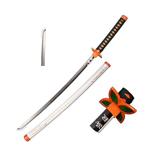 Skyward Blade Épée dAnime Cosplay en Bois, Rengoku Kyoujurou Samurai Épée, Jouets pour Enfants, Fan dAnime, The Special Cou
