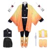 Metaparty Tanjirou Nezuko Cosplay Anime Shinobu Zenitsu Costume Demon Slayer Cosplay Tenue Kimono Manteau Halloween Costume p