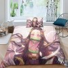 IVYARD Demon Slayer Housse De Couette Imprimé en 3D avec Taies doreiller,Parure De Lit en Microfibre, Nezuko Kamado Couette 