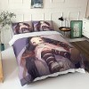 IVYARD Demon Slayer Housse De Couette Imprimé en 3D avec Taies doreiller,Parure De Lit en Microfibre, Nezuko Kamado Couette 