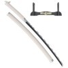 Repliksword Demon Slayer Katana Tout en Bois Lame en Bois Katana Inosuke Hashibira Epee Kimetsu No Yaiba Sabre Inosuke Katana