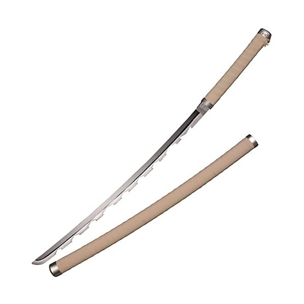 kljhld Épée Cosplay épée Anime en Bambou, épée Katana Demon Slayer Tomioka Giyuu Katana épée 103 cm/40 Pouces
