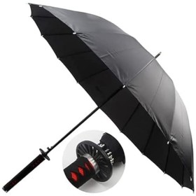 ZNLVZSH Parapluie Demon Slayer, Anime Cosplay Parapluie Automatique, 210T 8 Bones Sun & Parapluie de Pluie Coupe-Vent Impermé