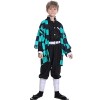 Antbutler Costume de cosplay Tanjirou - Costume de cosplay Demon Slayer - Carnaval et Halloween - Pour homme et garçon