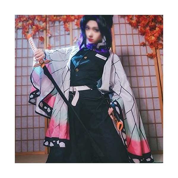 Katana Demon Slayer Cosplay Kochou Shinobu Épée De Samouraï 104cm Sabre Japonais En Bois Anime Epée Ninja Pour Les Fans Dani